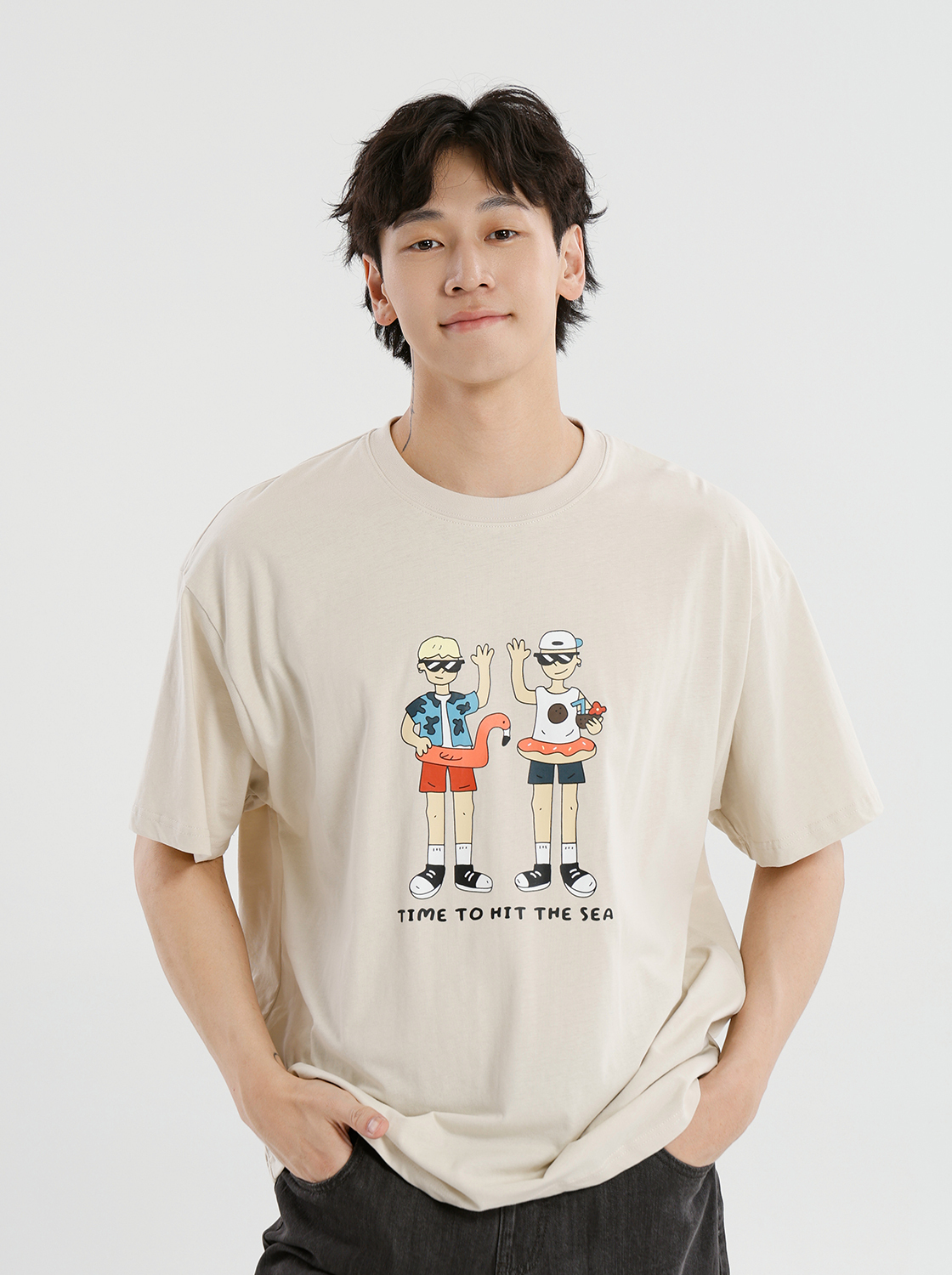 【3件999】【期間限定】一起去海邊渡假TEE