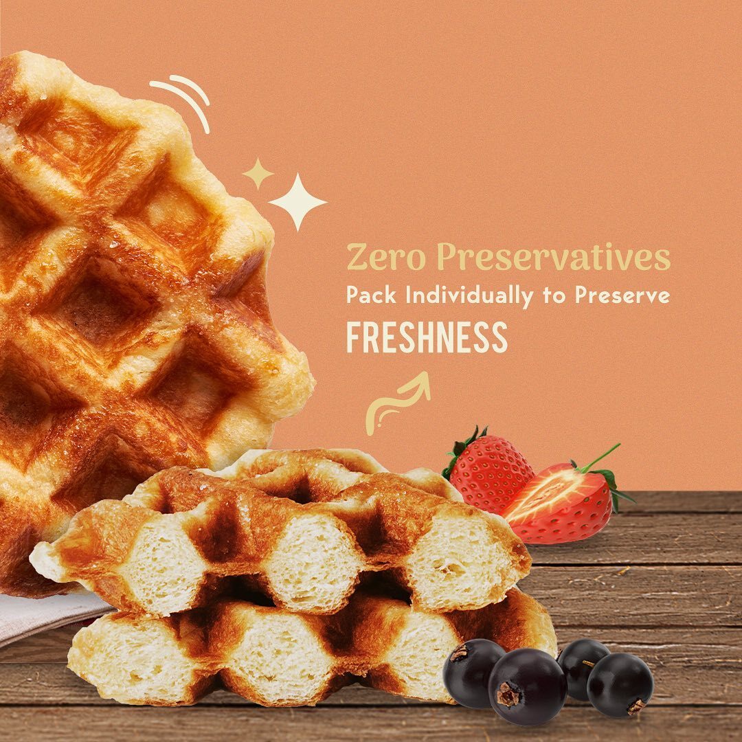Belgian Liege Waffle Serving Ideas by Waffle5