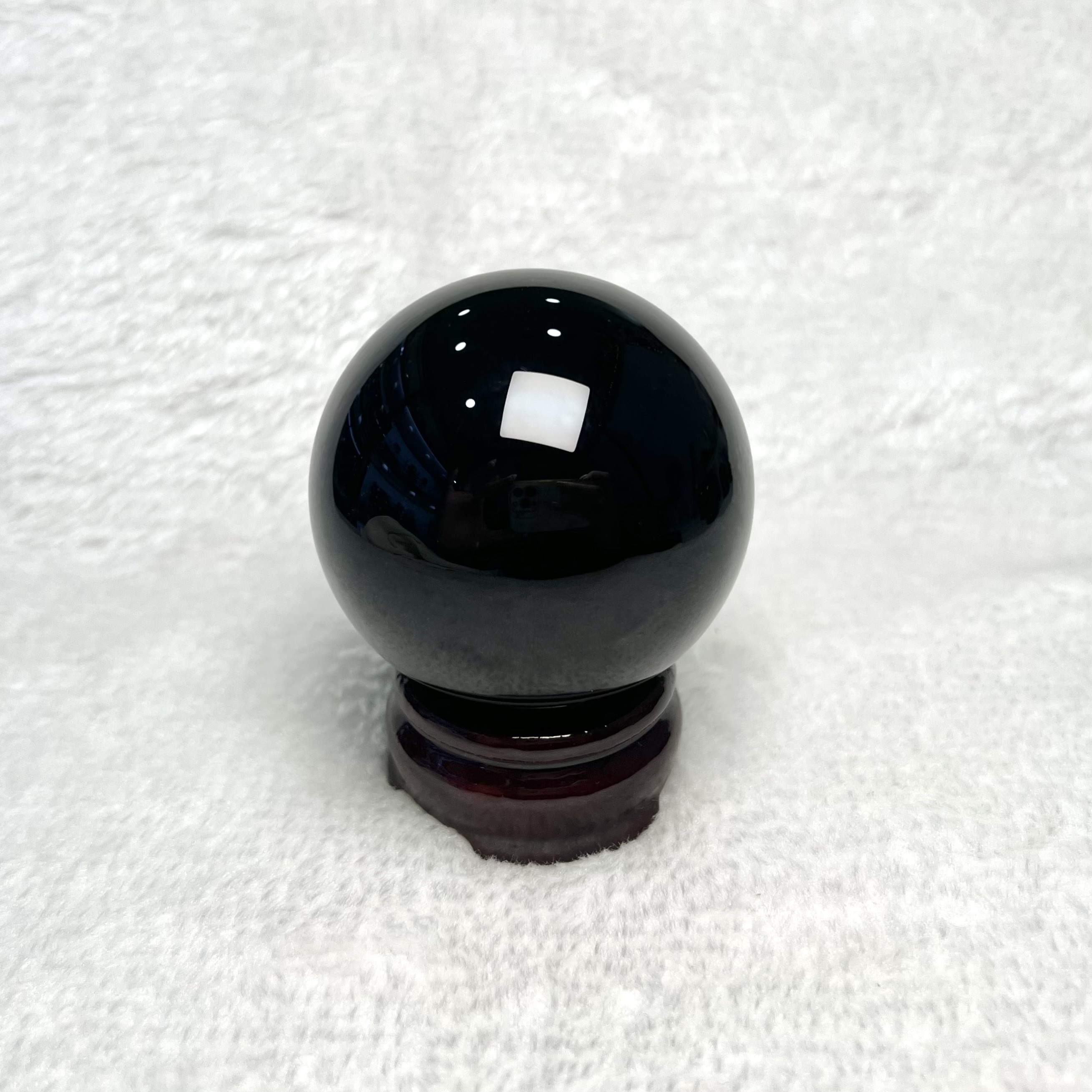 Black Obsidian Crystal Ball 5.9cm #A751B