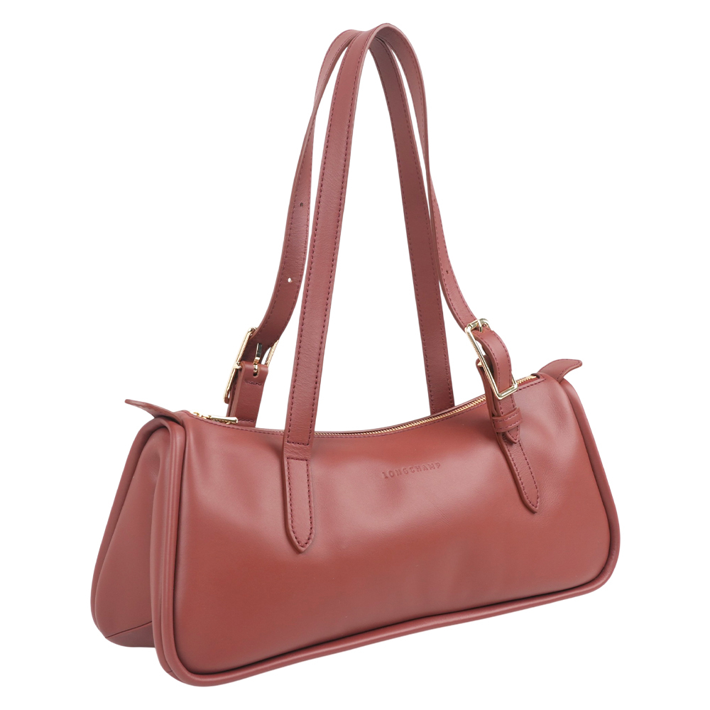 【Longchamp】Looong L 牛皮法棍肩背包(東加豆色)