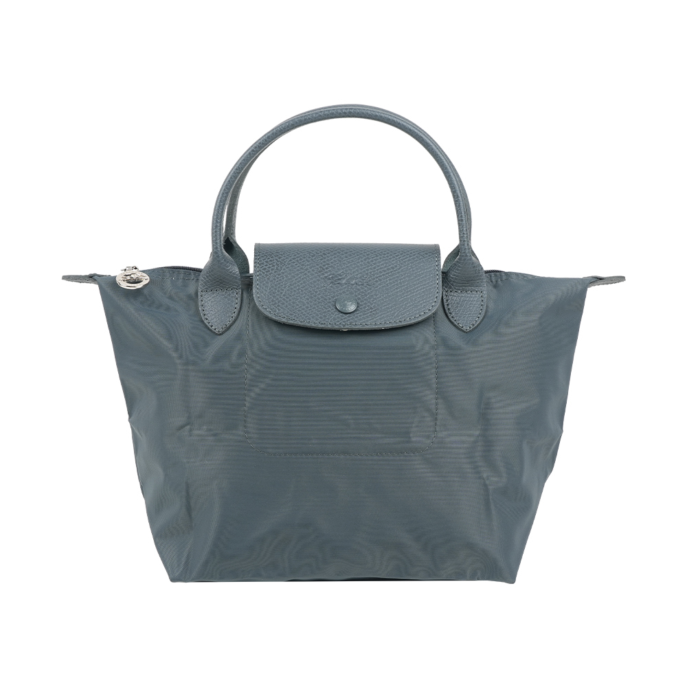 【Longchamp】S號短把Le Pliage One 摺疊水餃包(煙灰色)