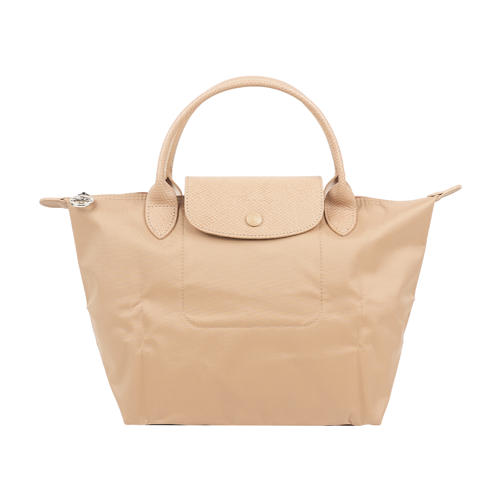 【Longchamp】S號短把Le Pliage One 摺疊水餃包(米色)