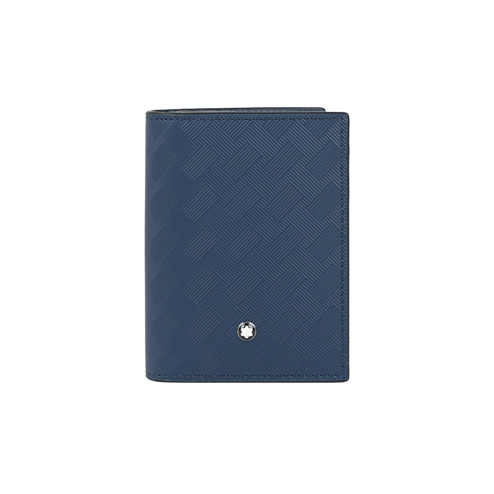 【Montblanc】Extreme 3.0 風尚系列對開4卡卡片夾/名片夾(墨藍色)