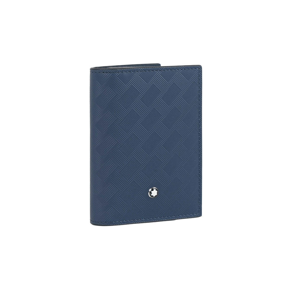 【Montblanc】Extreme 3.0 風尚系列對開4卡卡片夾/名片夾(墨藍色)