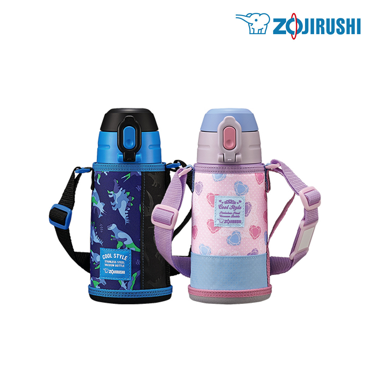 ZOJIRUSHI 0.62L TWO-WAY KIDS BOTTLE (Cup & Straw)【HK Licensed】-SP-JB06
