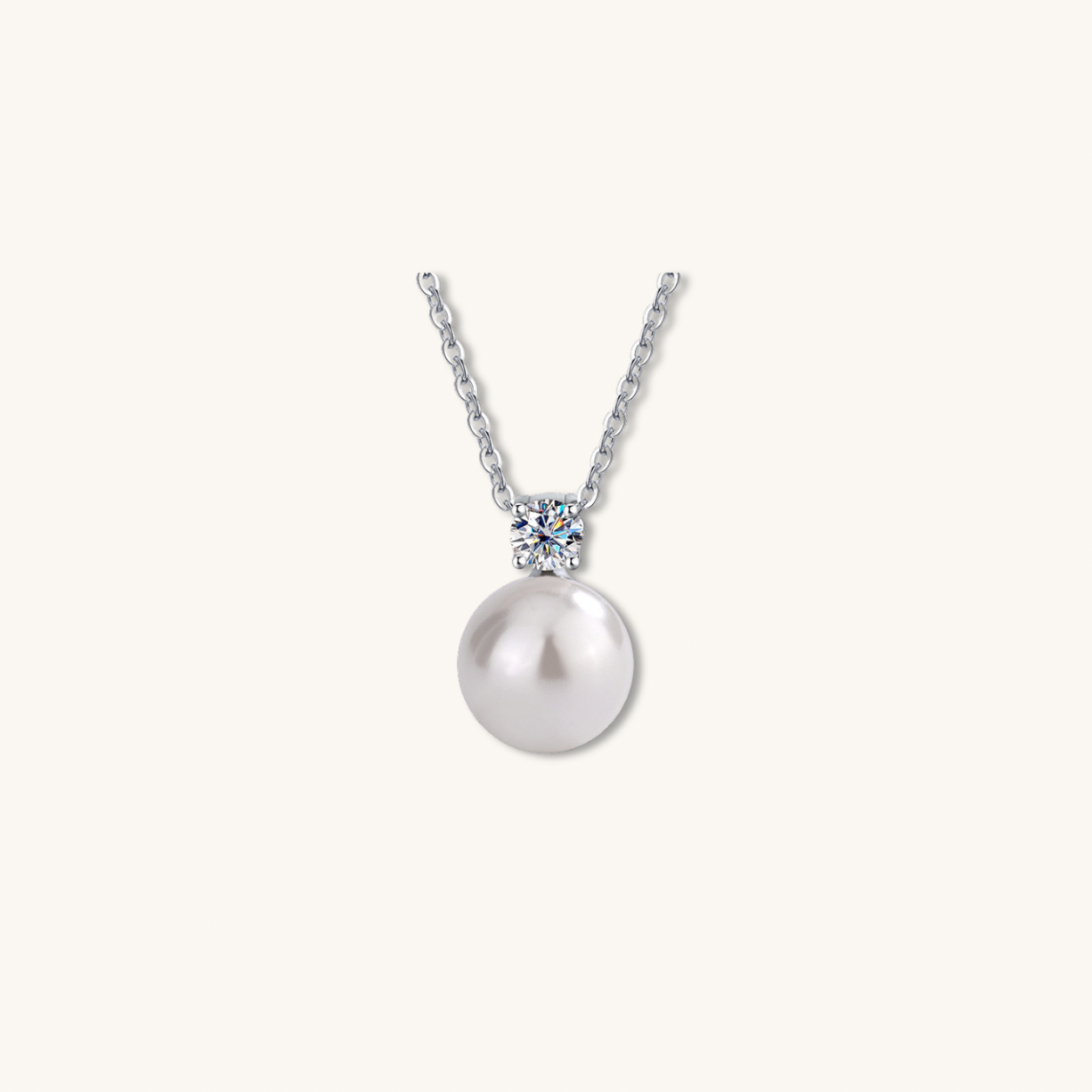Diana moissanite necklace