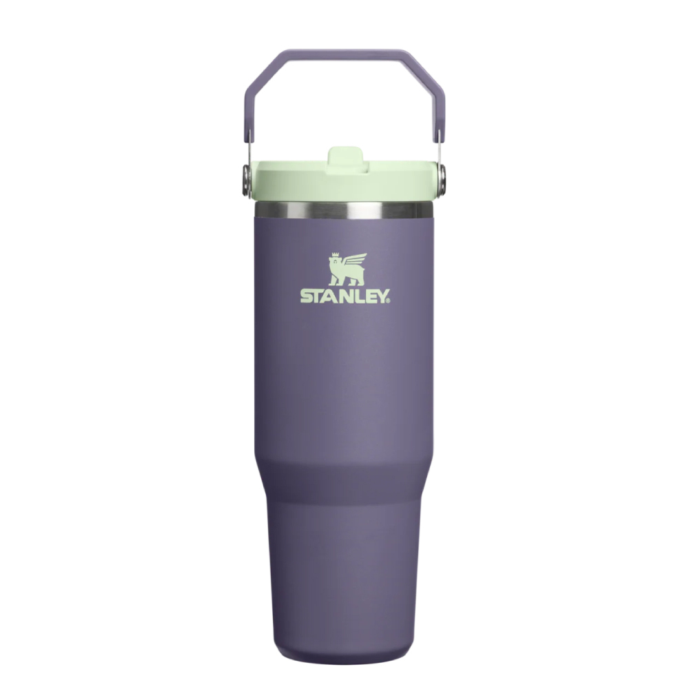 STANLEY 經典系列 IceFlow 手提吸管杯2.0 0.88L / 夜晚紫