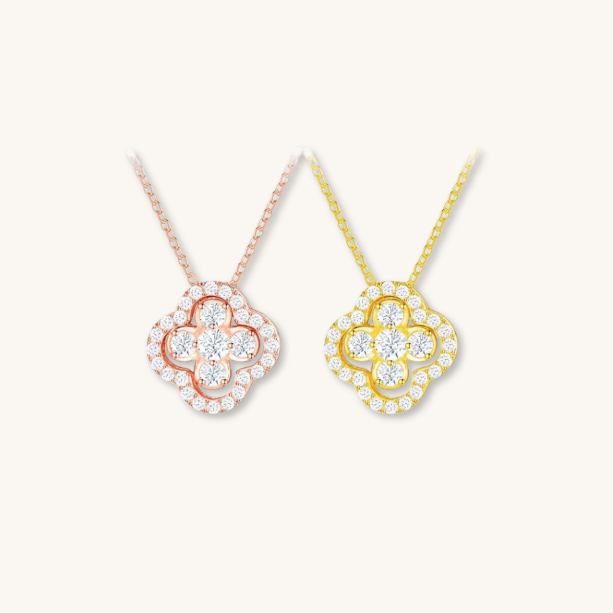 Ayla moissanite necklace