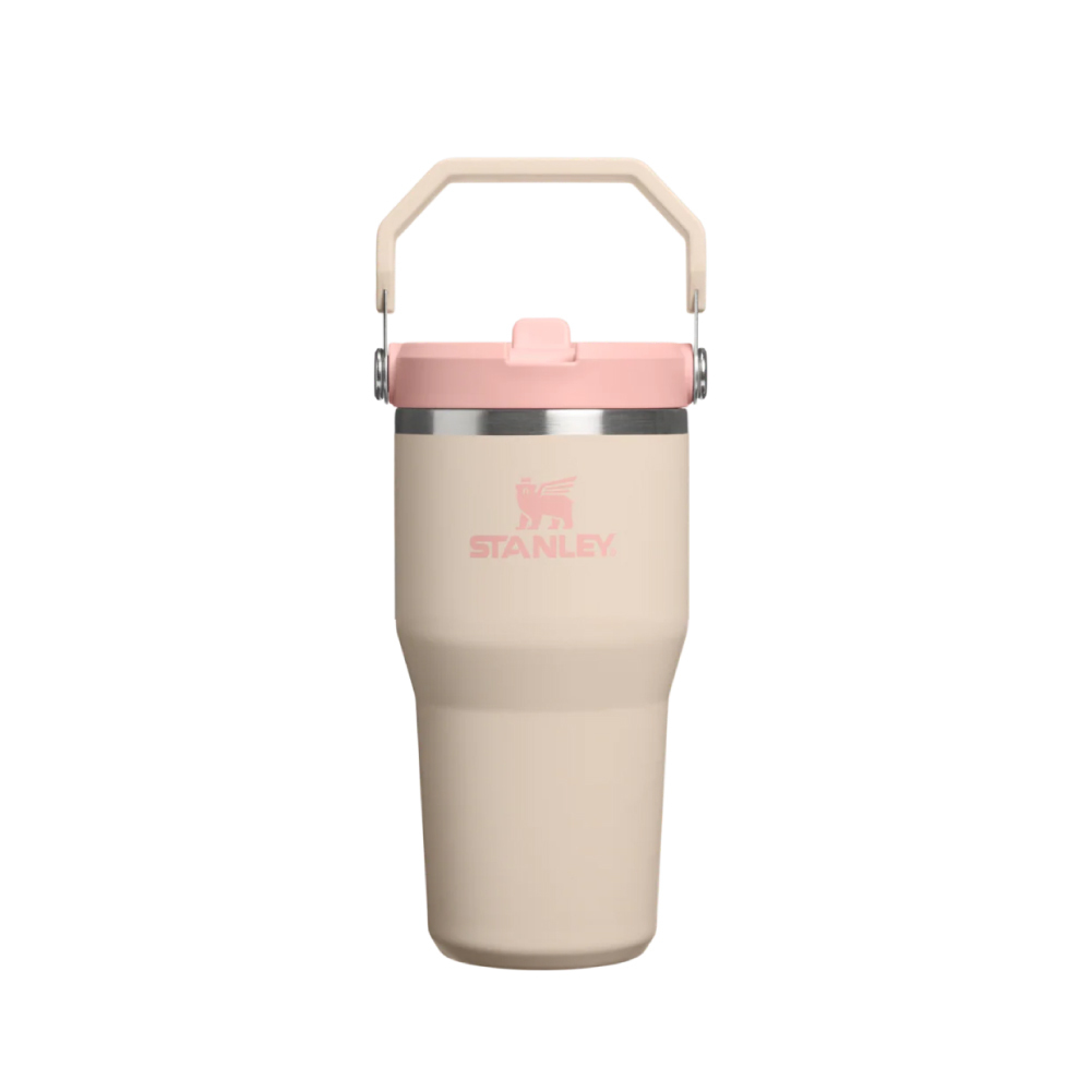 STANLEY 經典系列 IceFlow 手提吸管杯2.0 0.59L / 香檳粉