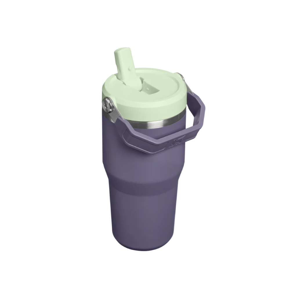 STANLEY 經典系列 IceFlow 手提吸管杯2.0 0.59L / 夜晚紫