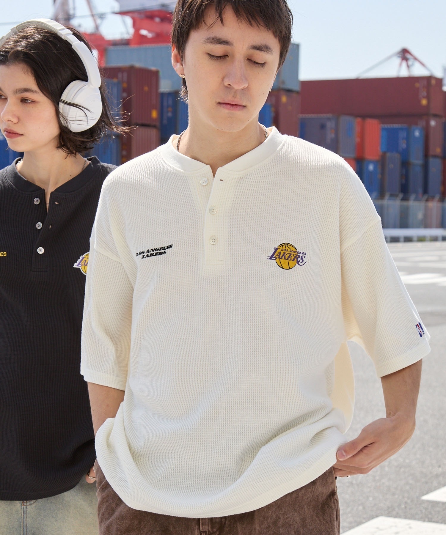 日本 NBA 刺繡 華夫格 寬鬆 短袖 短T 6款