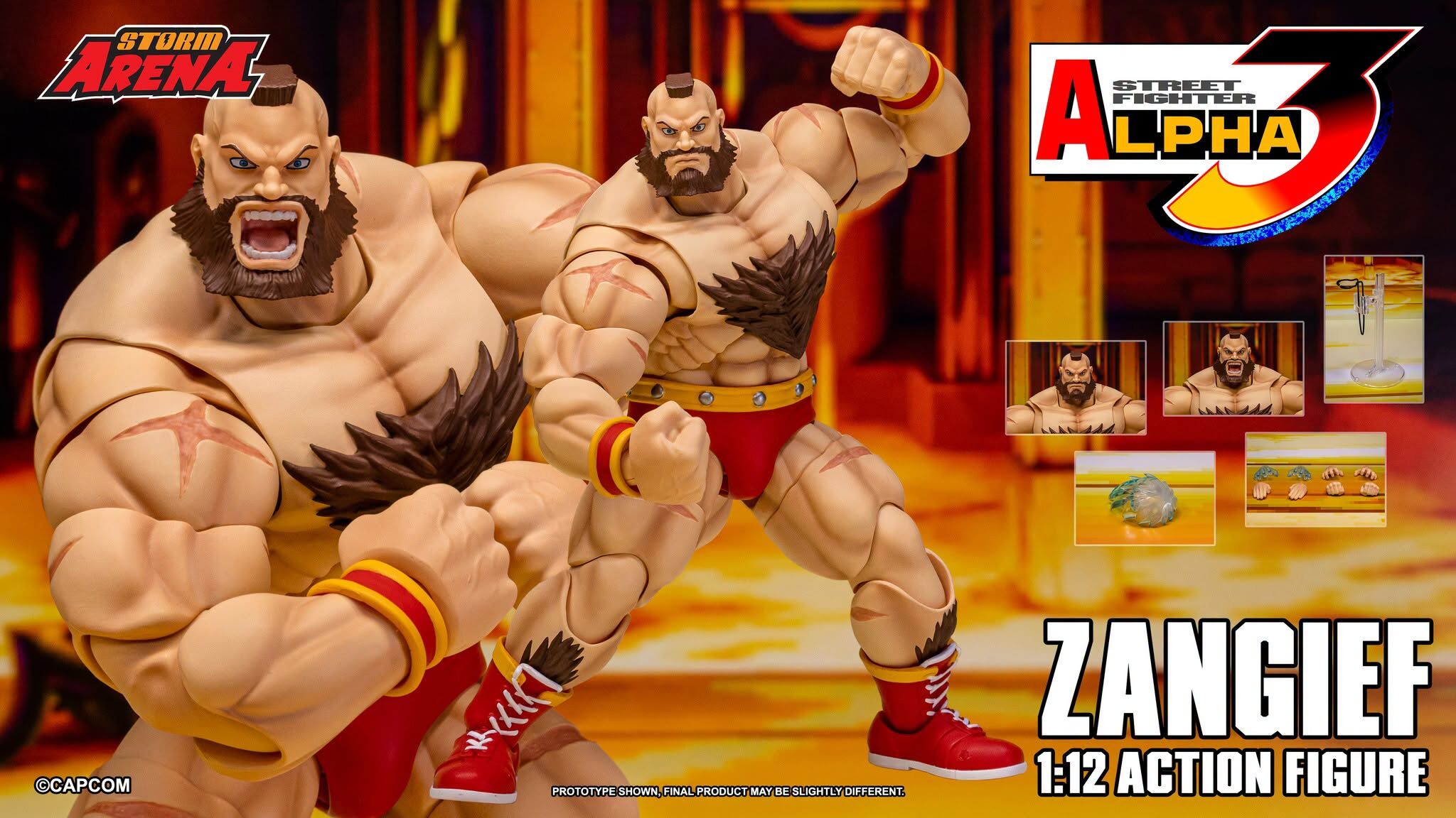 (預訂) STORM ARENA SFSA08 1/12 ZANGIEF - STREET FIGHTER ZERO 3