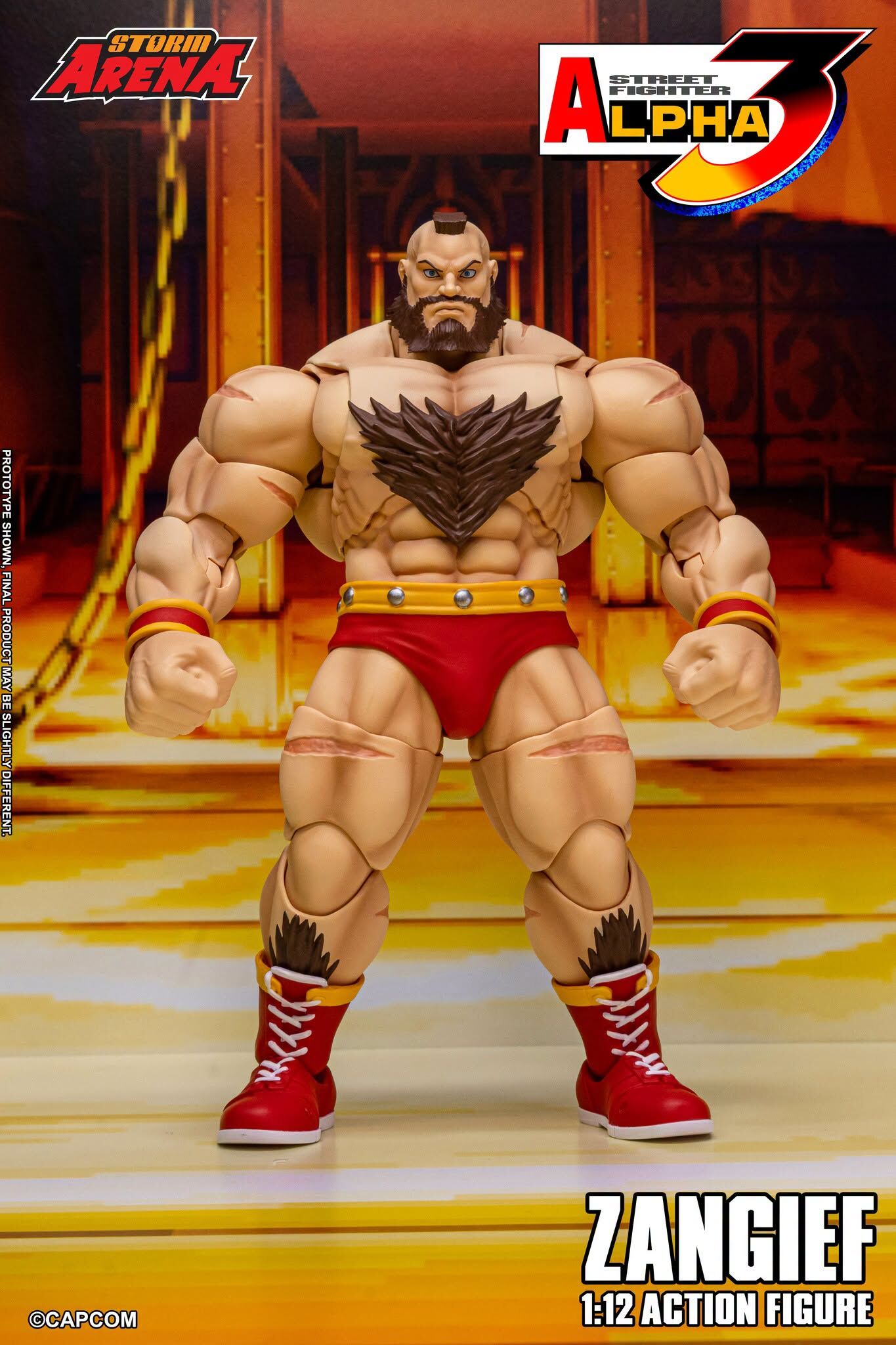 (預訂) STORM ARENA SFSA08 1/12 ZANGIEF - STREET FIGHTER ZERO 3