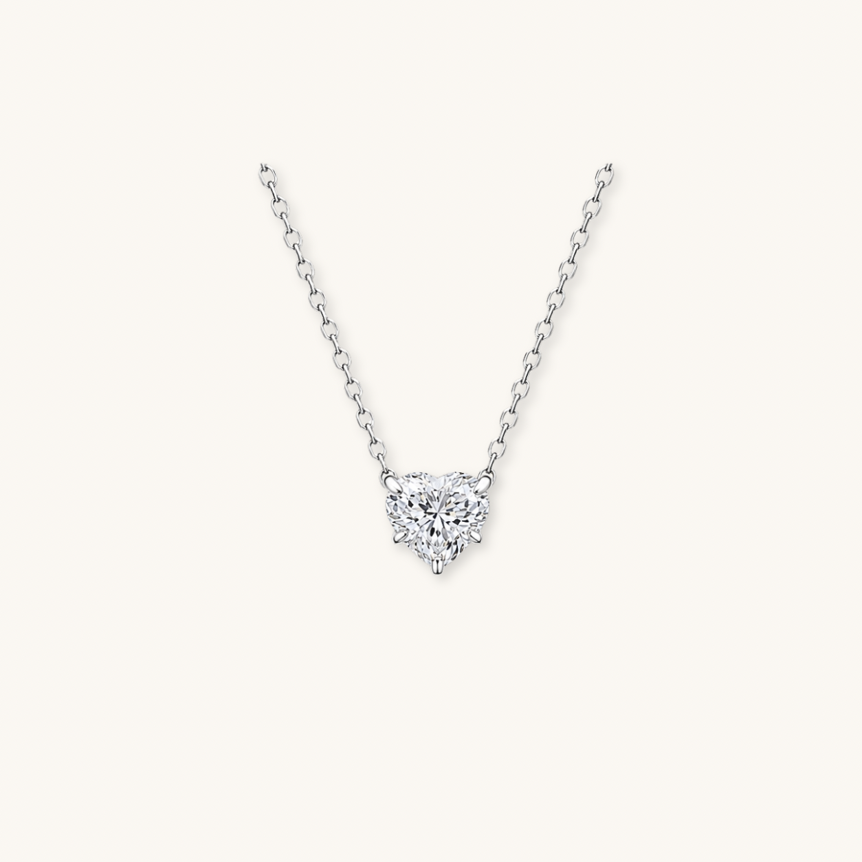 Lovey moissanite necklace