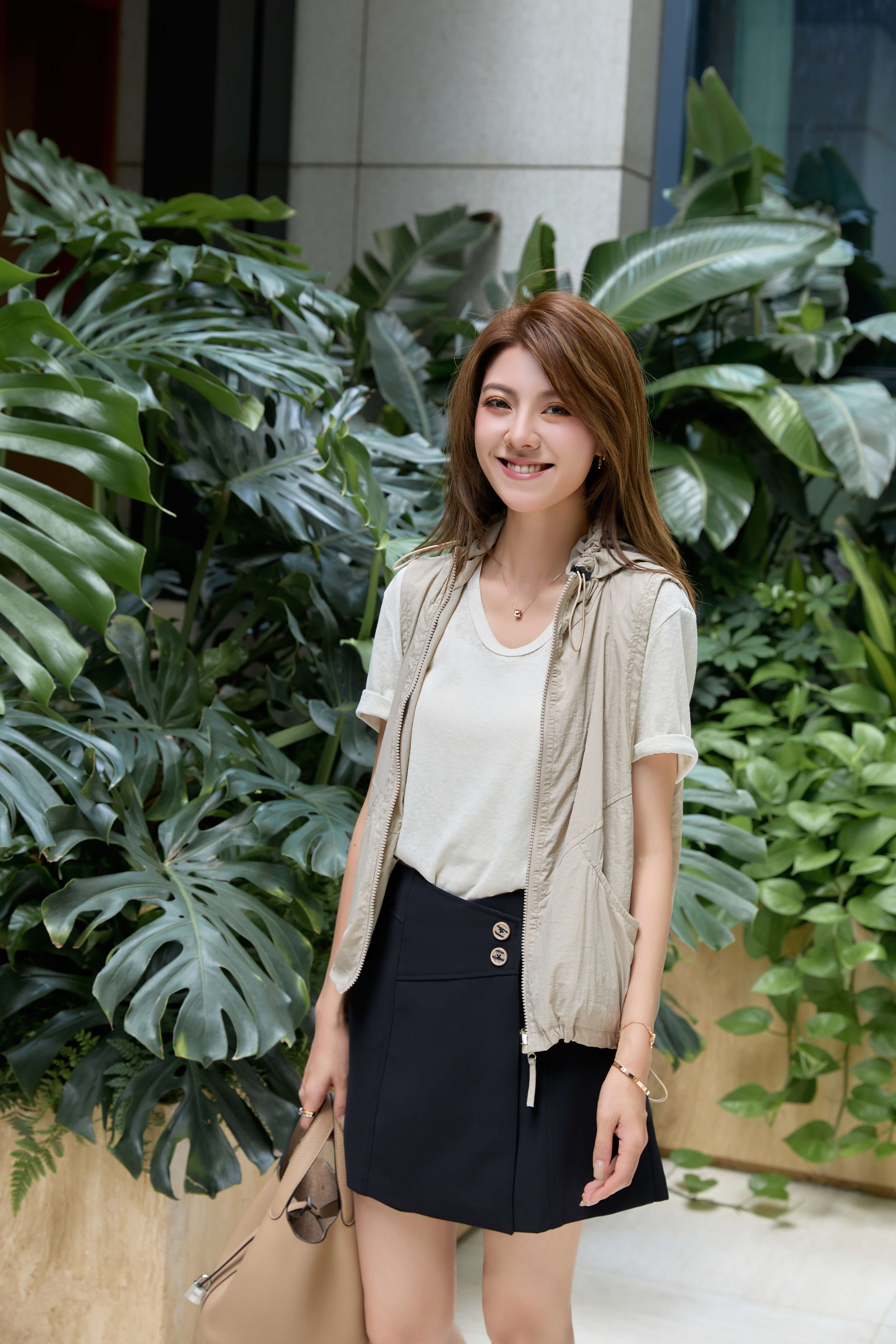 Linen-Blend Loose-Fit Tee_TP267L11