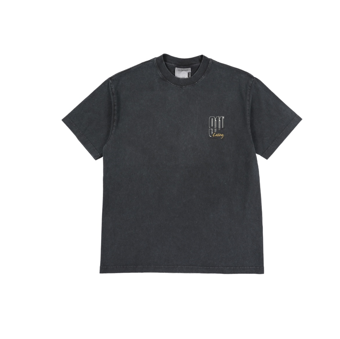 ST. ROLLER TEE SRTE013 WASHED CHARCOAL