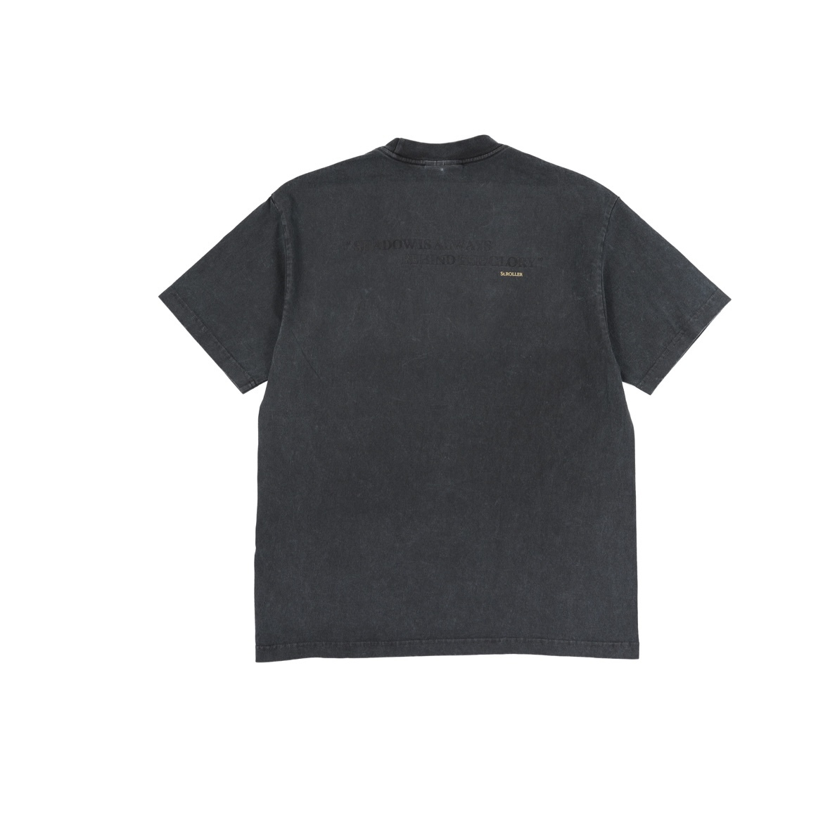 ST. ROLLER TEE SRTE013 WASHED CHARCOAL