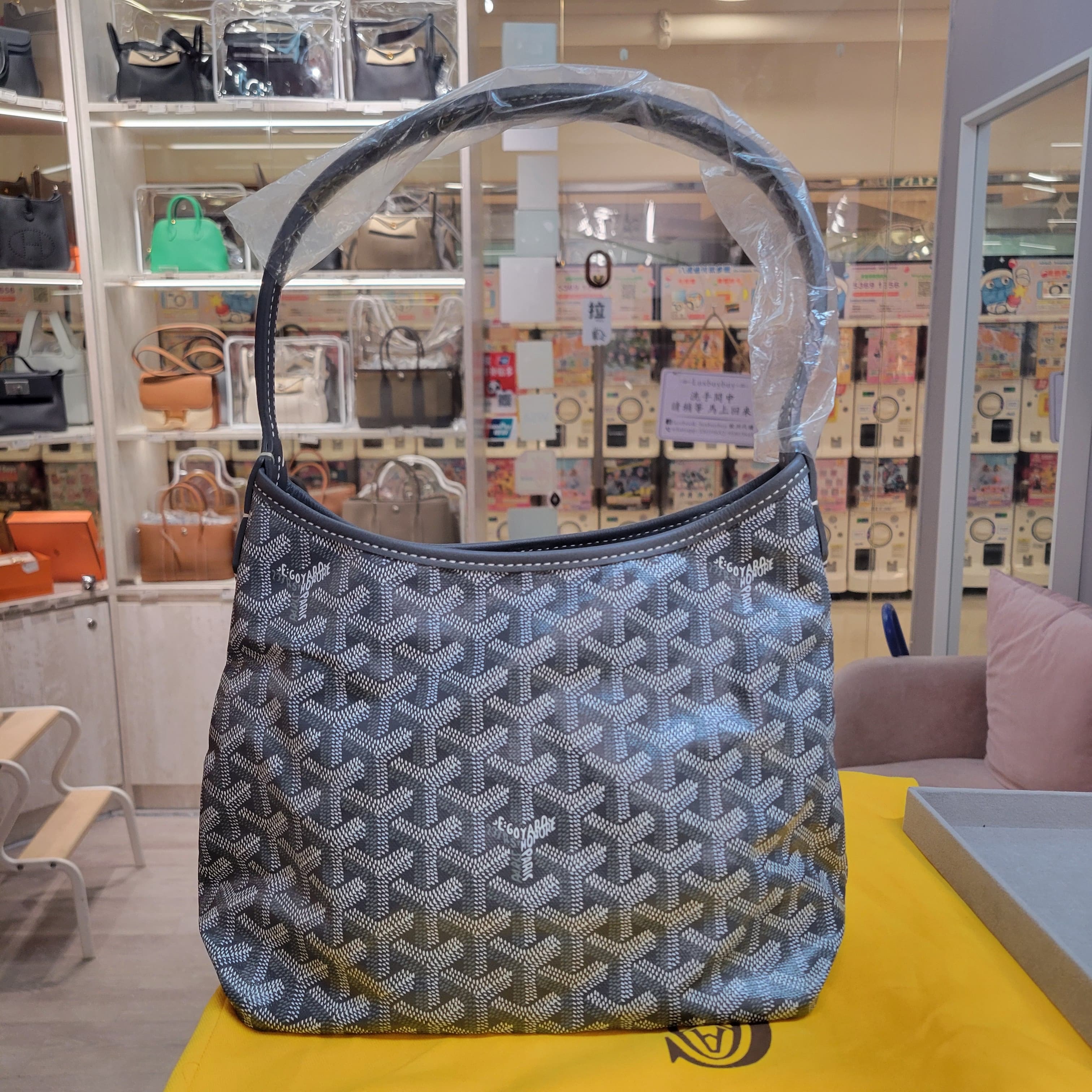 Goyard mini hobo gris灰色