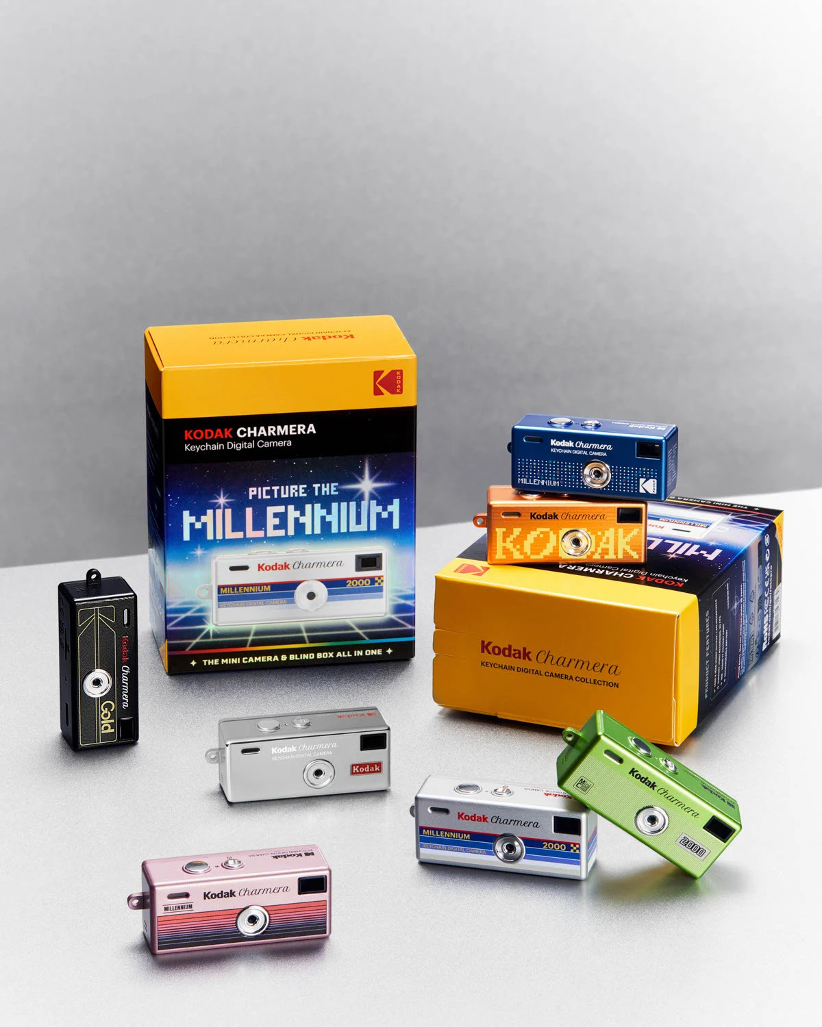 現 貨丨Kodak Charmera 鑰匙圈數位相機盲盒 MILLENNIUM系列 (款式隨機)