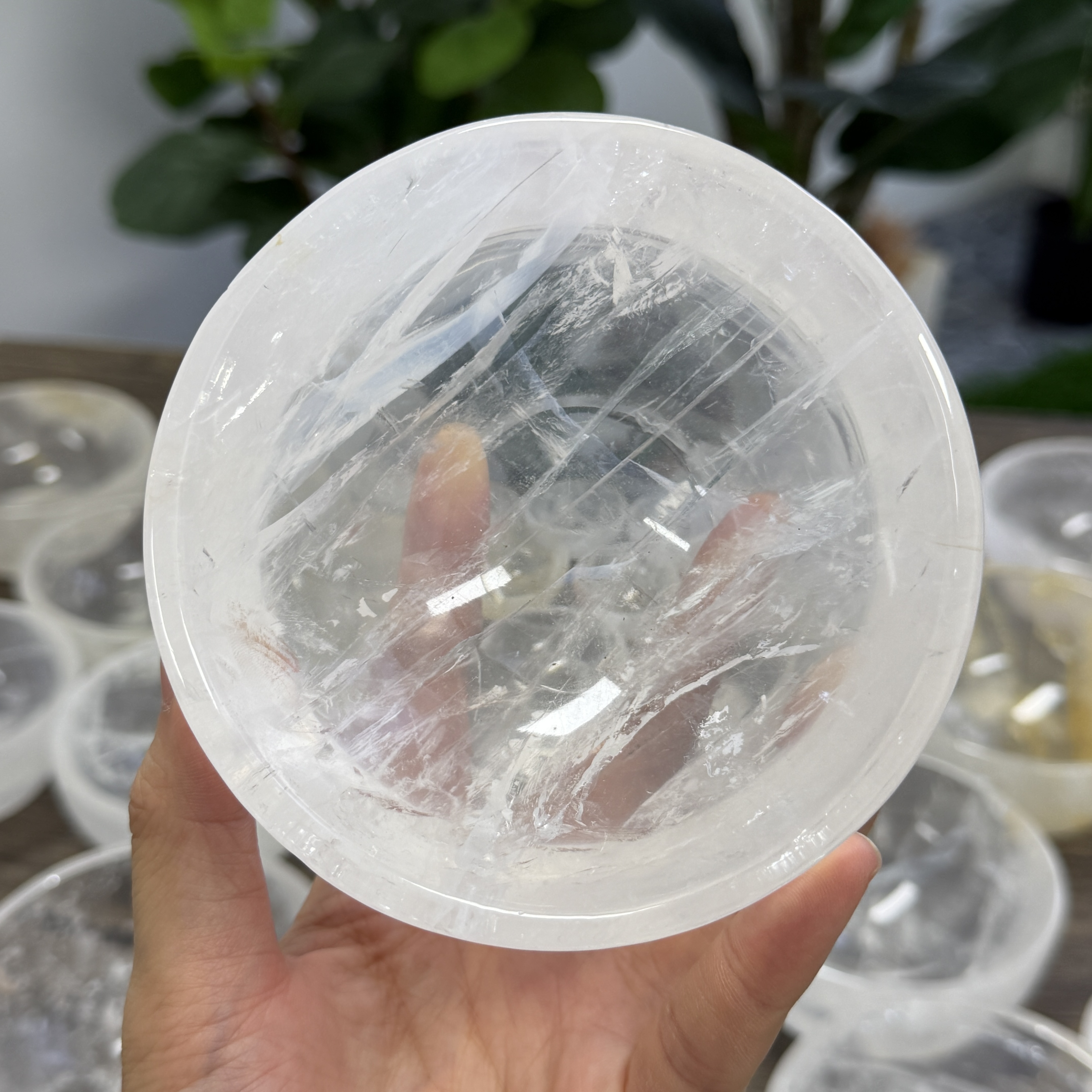 高級白水晶碗 11cm  WD2347