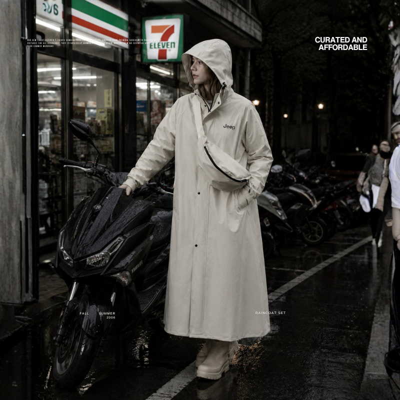 【代購】JEEP URBAN RAINCOAT 都市 機能 晴雨 兩用 雨衣