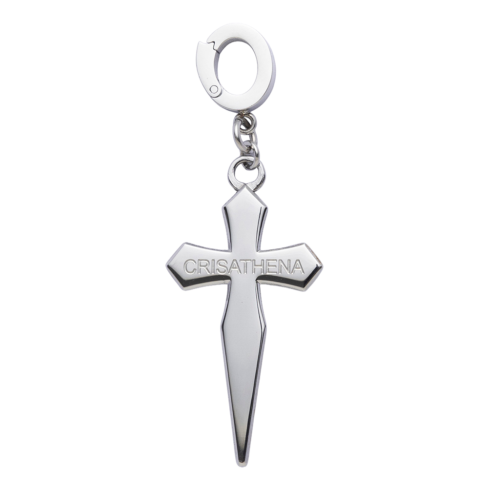 0710CR97-CRISATHENAHK-CLOTHING-Crisathena Stainless Faith Pendant in Silver（A97）
