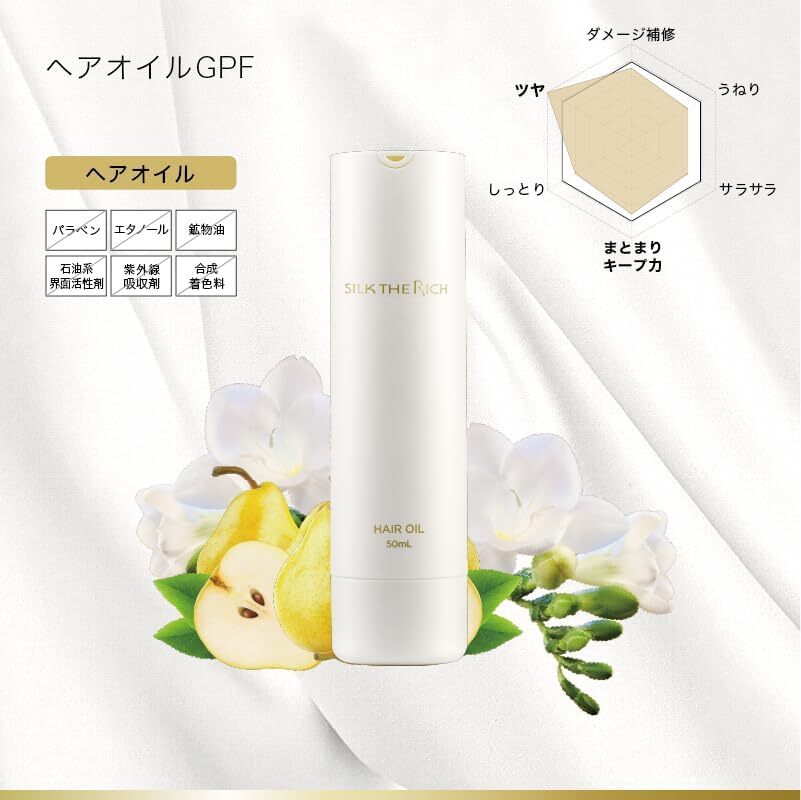 AB260710 - S4-SILK THE RICH hair oil GPF 50ml （買1送1共2件） EXP:2028/2029