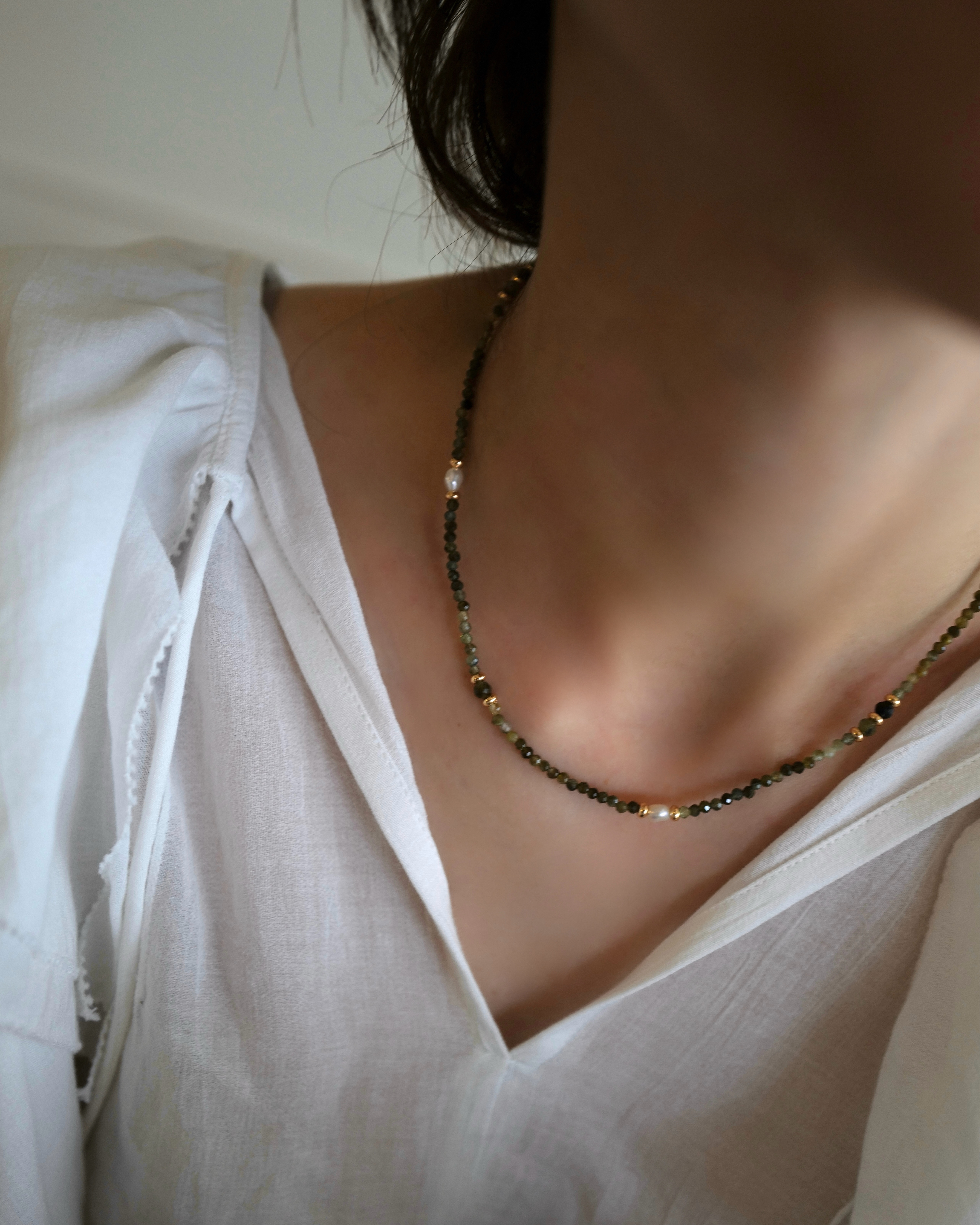 Yoake Forest Pearls Necklace