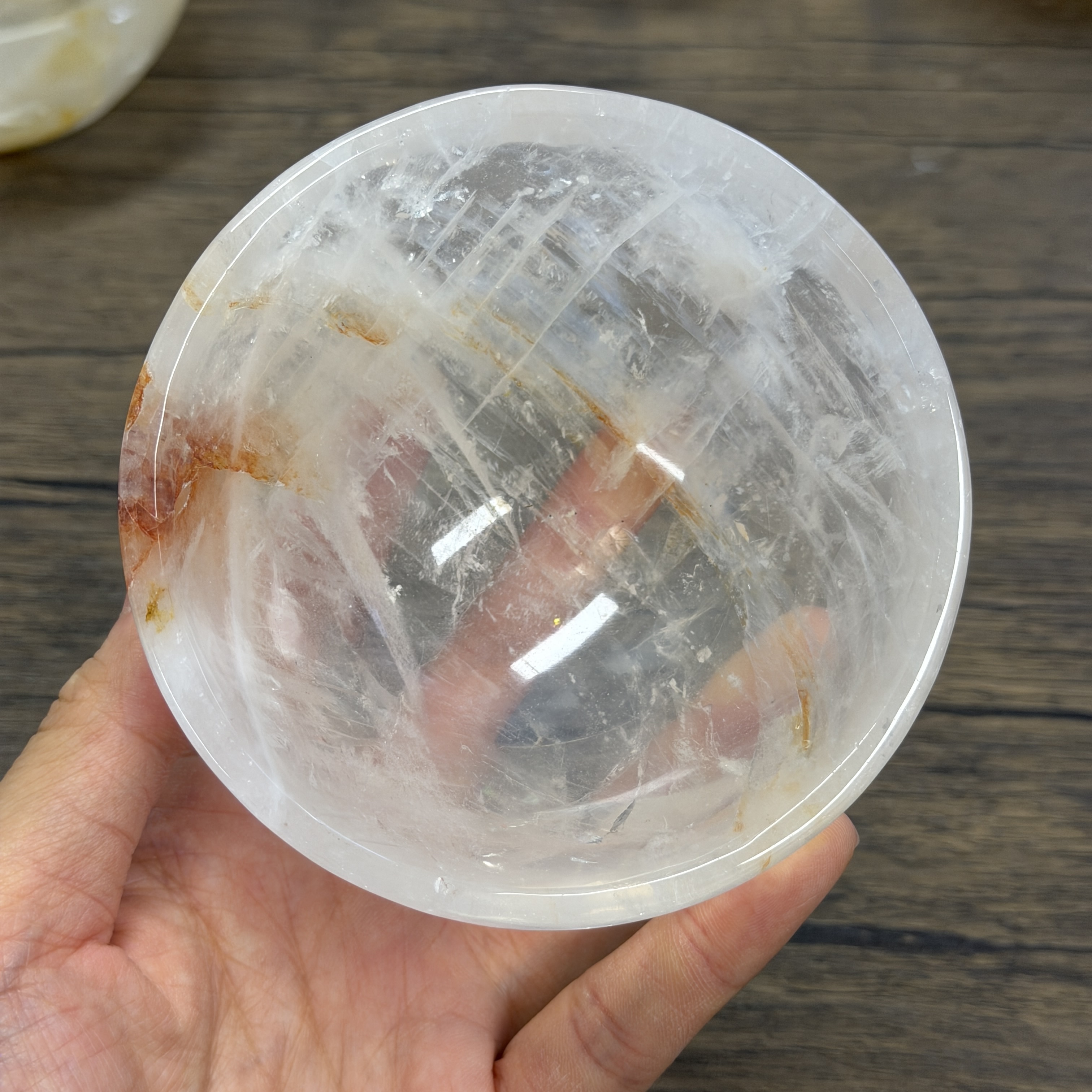 高級白水晶碗 10.3cm  WD2355