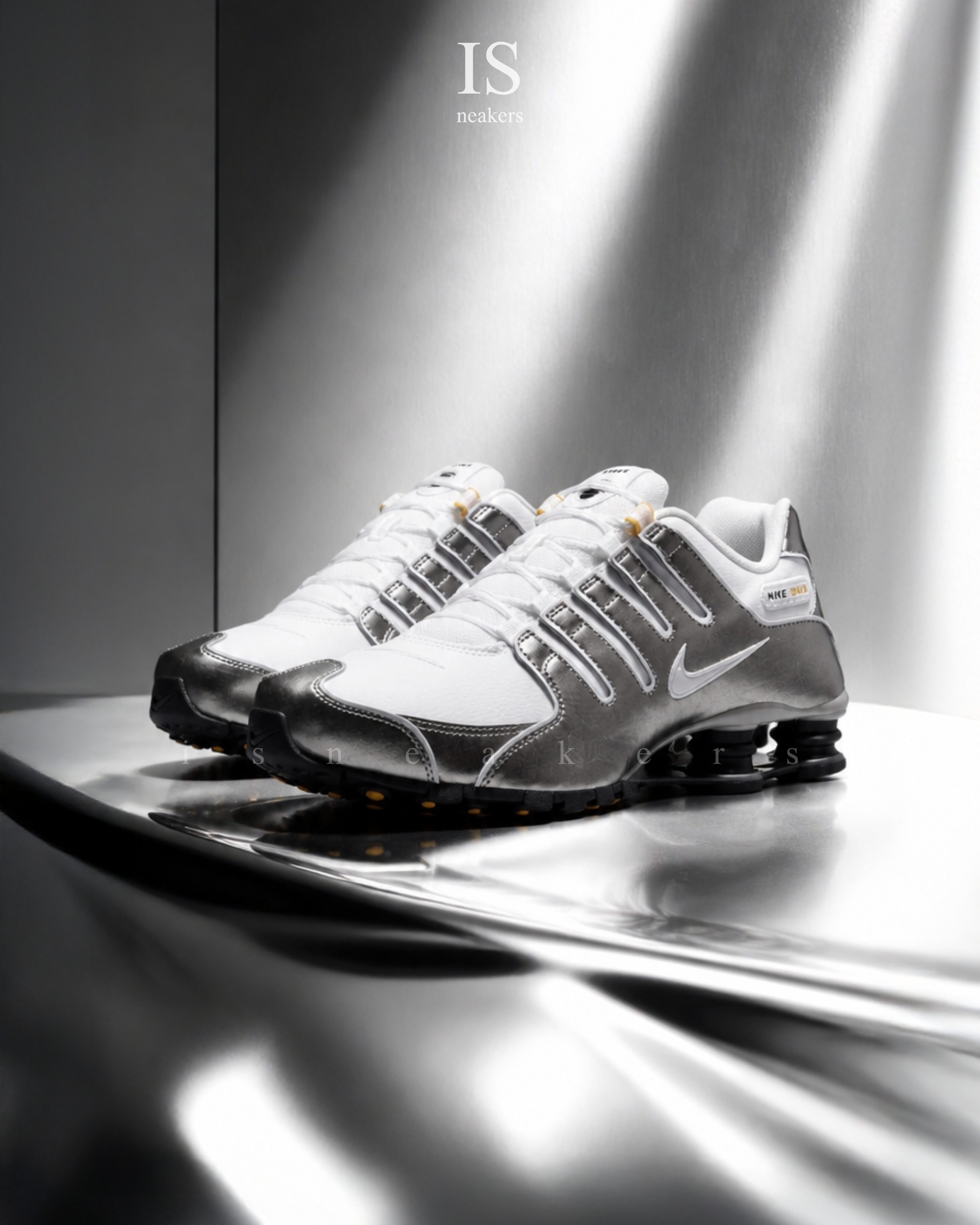 iSNEAKERS｜NIKE SHOX NZ METALLIC PEWTER IU7506-100 銀魂 彈簧鞋 國外限定款