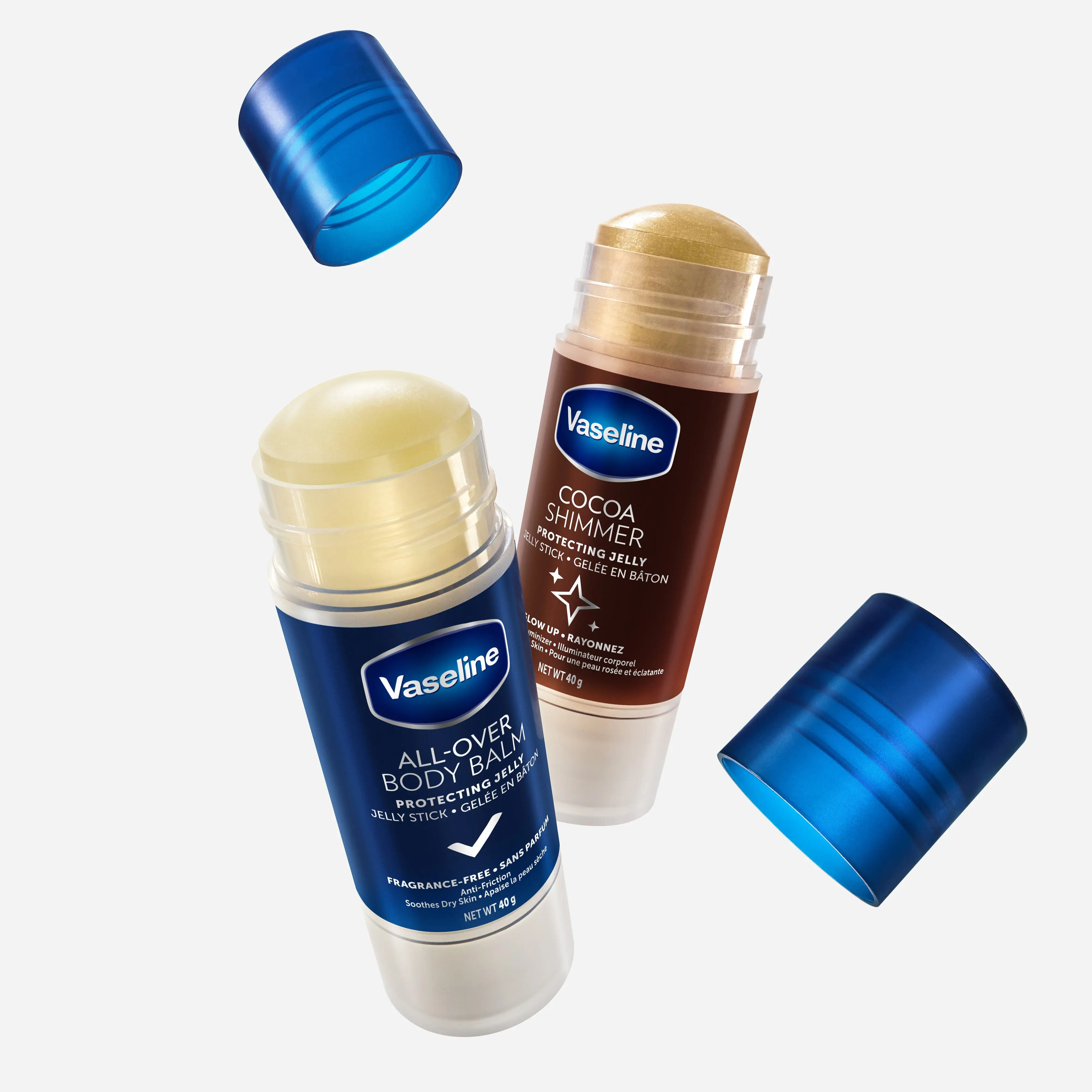 Vaseline 全效物理保濕隨身修護晶凍棒 40g【2款款式】