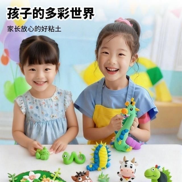 厂家清货 超轻粘土  颜色随机