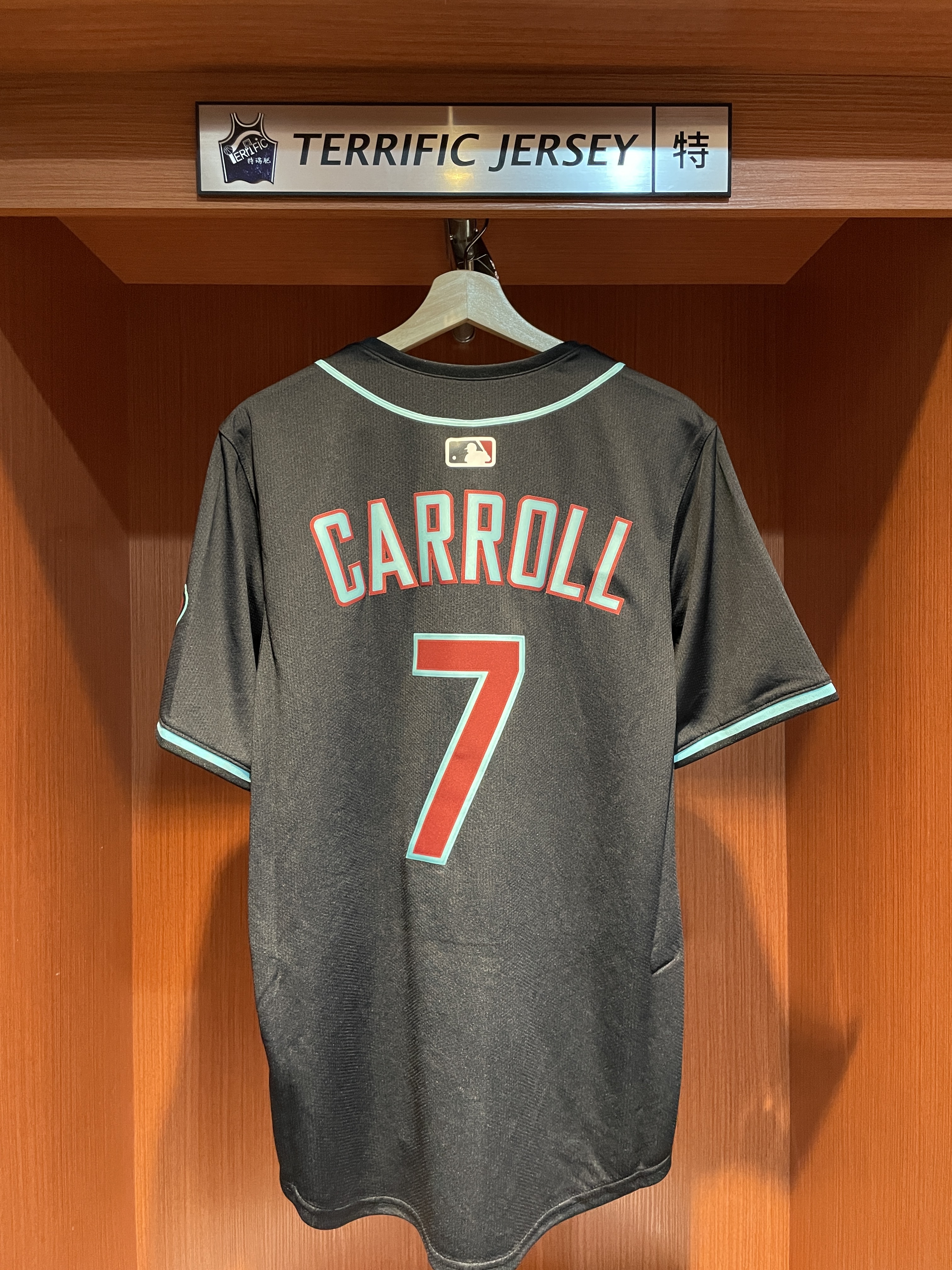 MLB球衣 Corbin Carroll 亞利桑那響尾蛇黑 螢光綠 Alternate Nike Limited Player Name Jersey 球迷版 熱轉印 全新