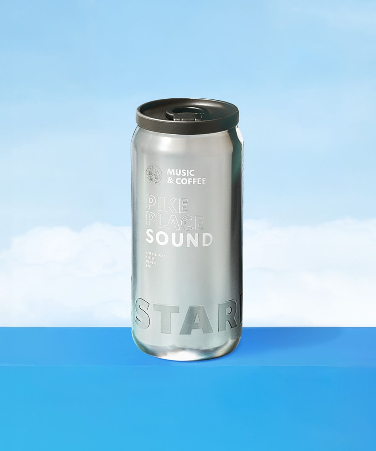 STARBUCKS 限量版不鏽鋼幾何口袋保溫隨行杯 355ml