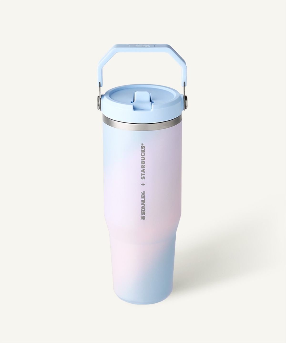 STARBUCKS 聯名款不鏽鋼幾何巨無霸保冷吸管隨行杯 887ml