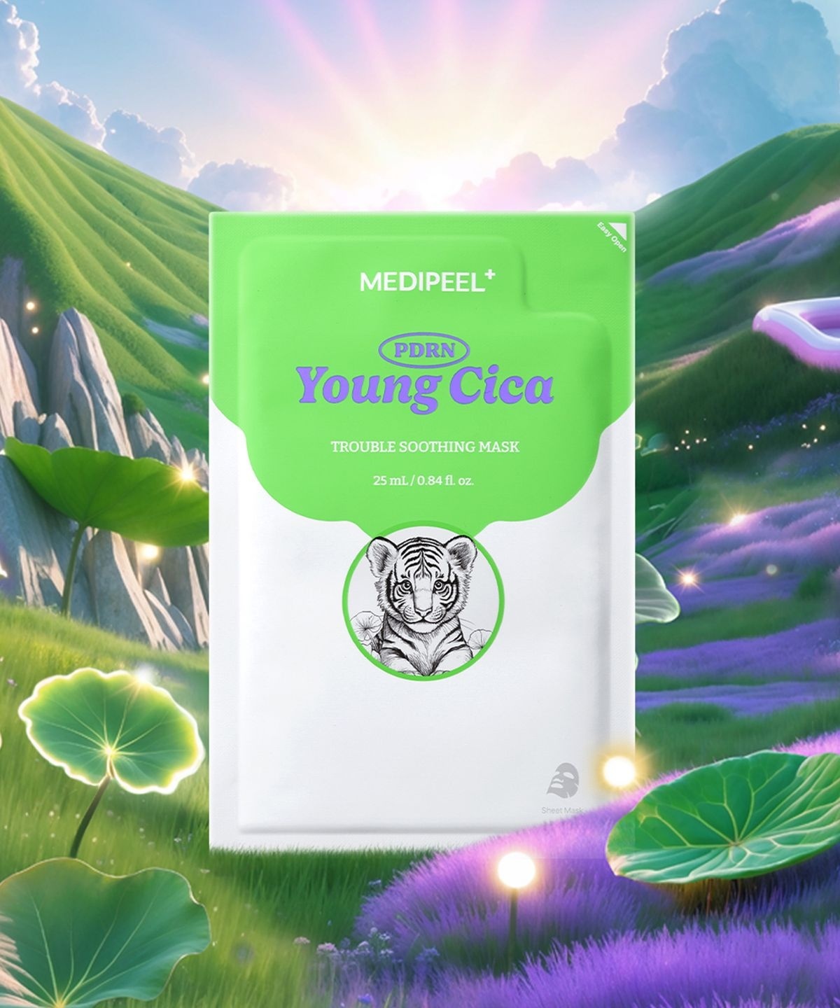MEDIPEEL 積雪草零順位 PDRN 物理極限高能水合修復面膜