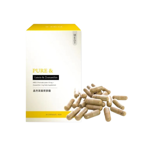 PURE& 五告水晶晶葉黃素膠囊