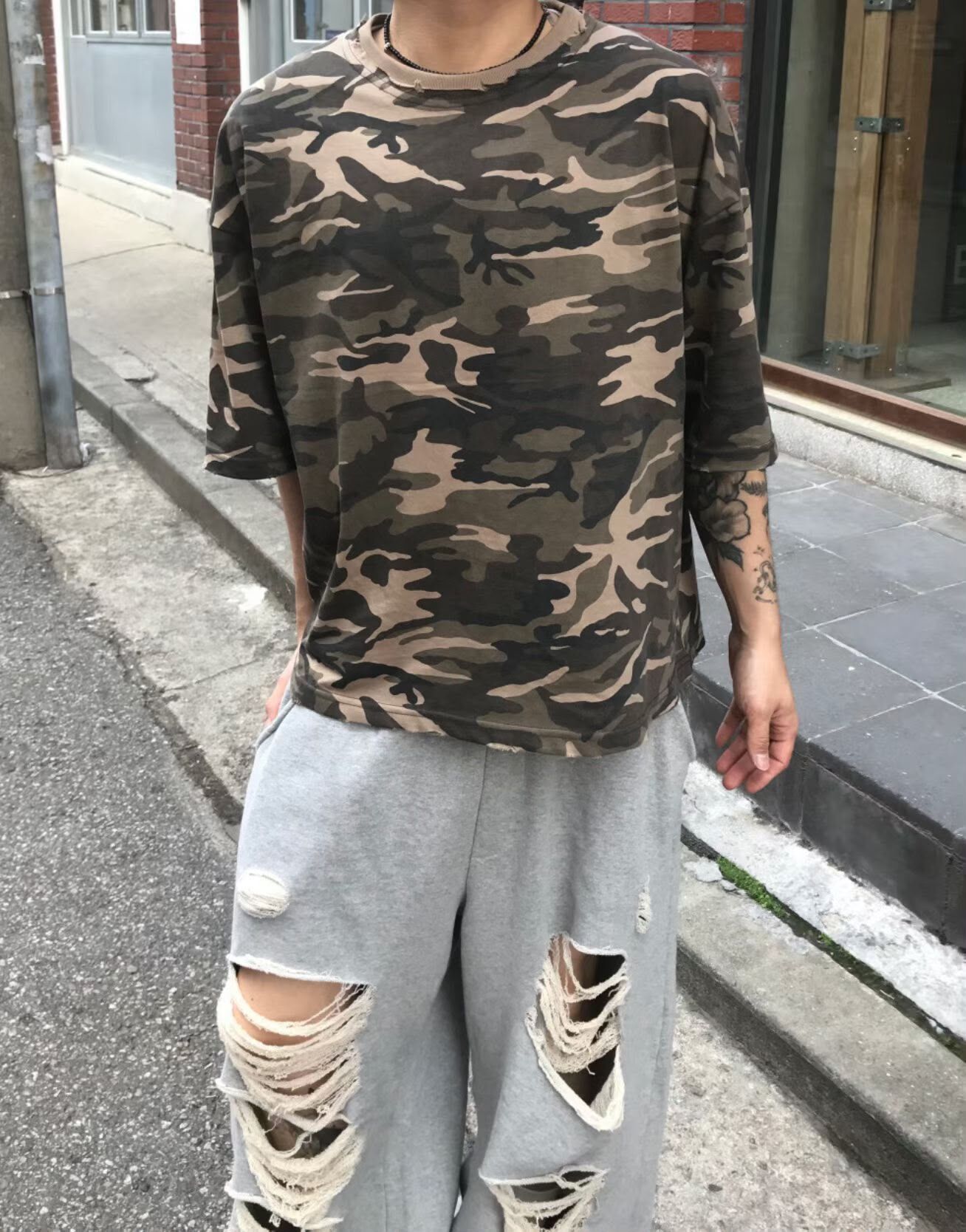 迷彩短袖Tee West-015T