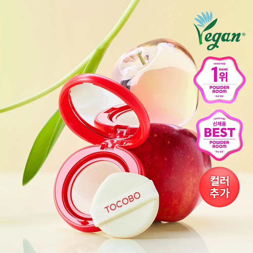 TOCOBO 蘋果高能水光物理極限原生貼合氣墊粉底 15g【7款色號】