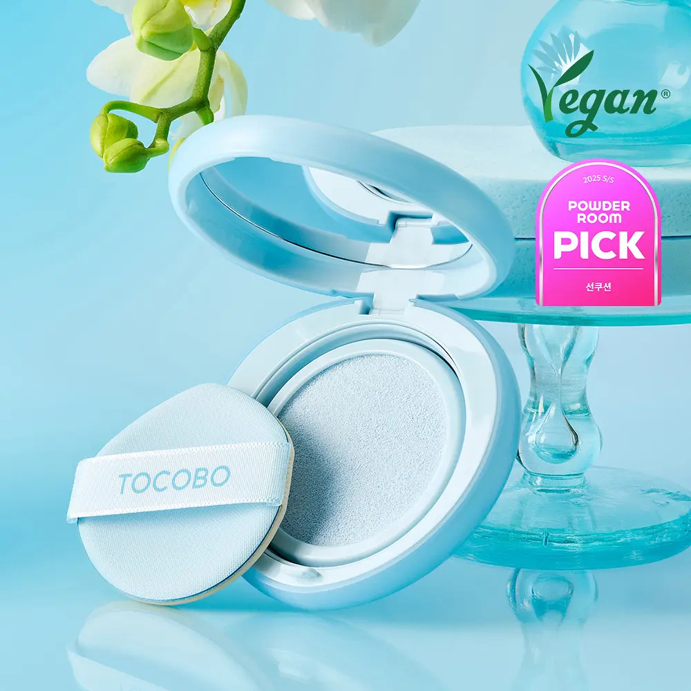 TOCOBO 輕透柔焦高能物理極限空氣感防曬氣墊 15g【2款色號】