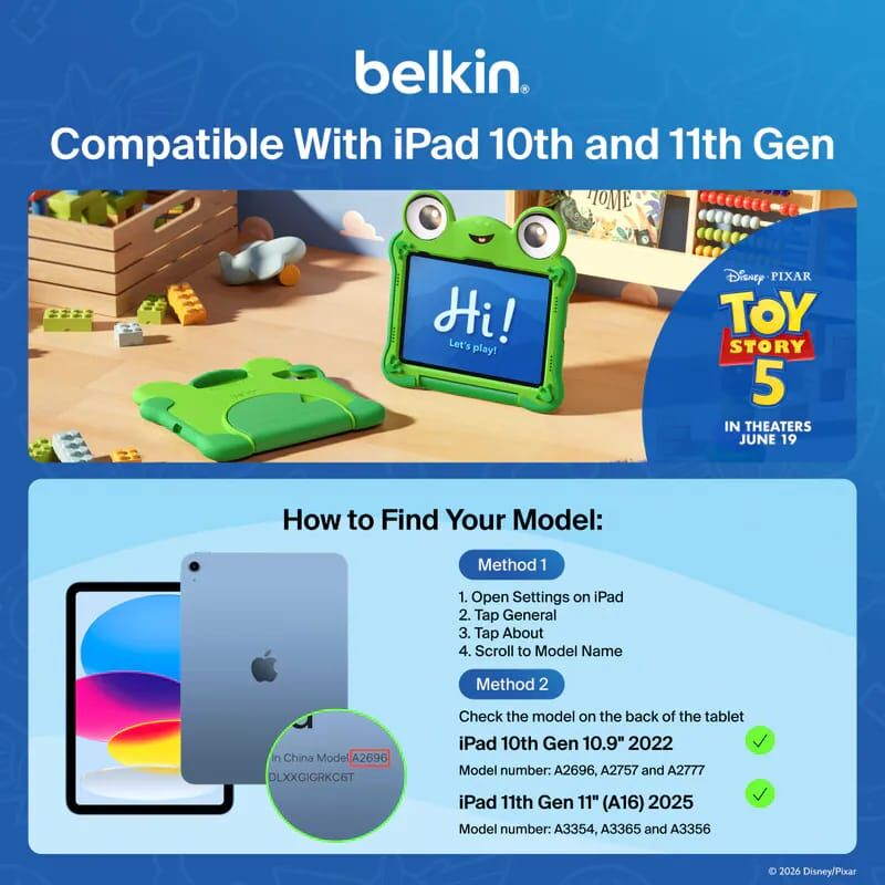 6044 Belkin x 反斗奇兵 5 Lilypad 莉莉平板 iPad 保護套 (國際版)