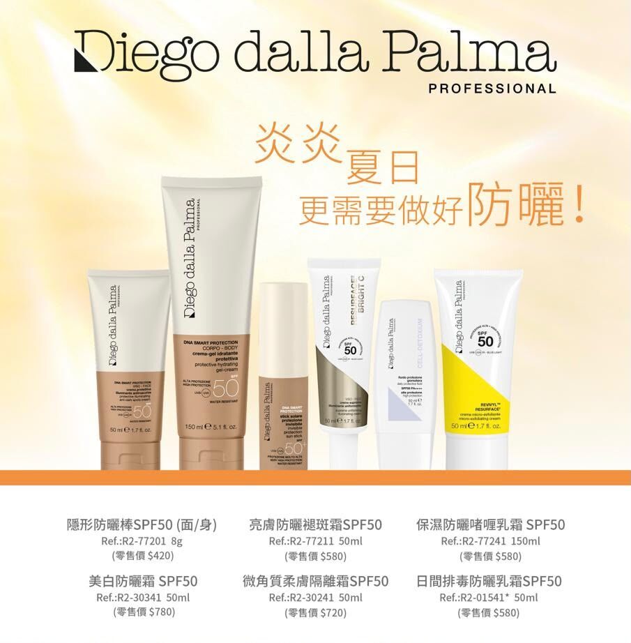 Diego dalla Palma 防曬系列