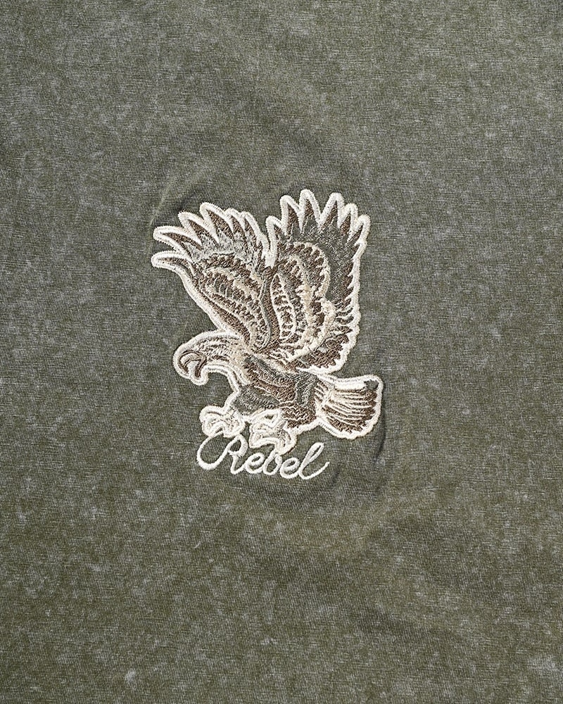 HIGH-GATE - PIGMENT SUKA EAGLE TEE 'KHAKI' 26HG-SS2603