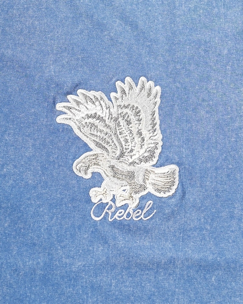 HIGH-GATE - PIGMENT SUKA EAGLE TEE 'BLUE' 26HG-SS2602