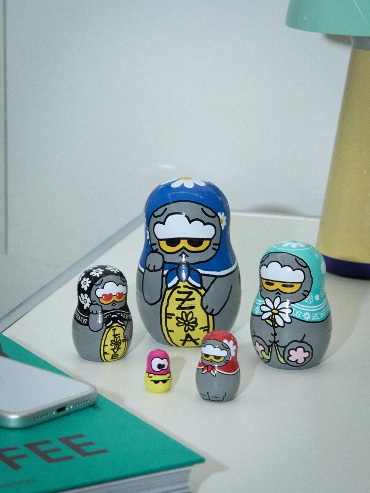 ZO&FRIENDS 俄羅斯娃娃 居家 擺設 裝飾 G-DRAGON GD 權志龍 貓咪 ZOA / 預購