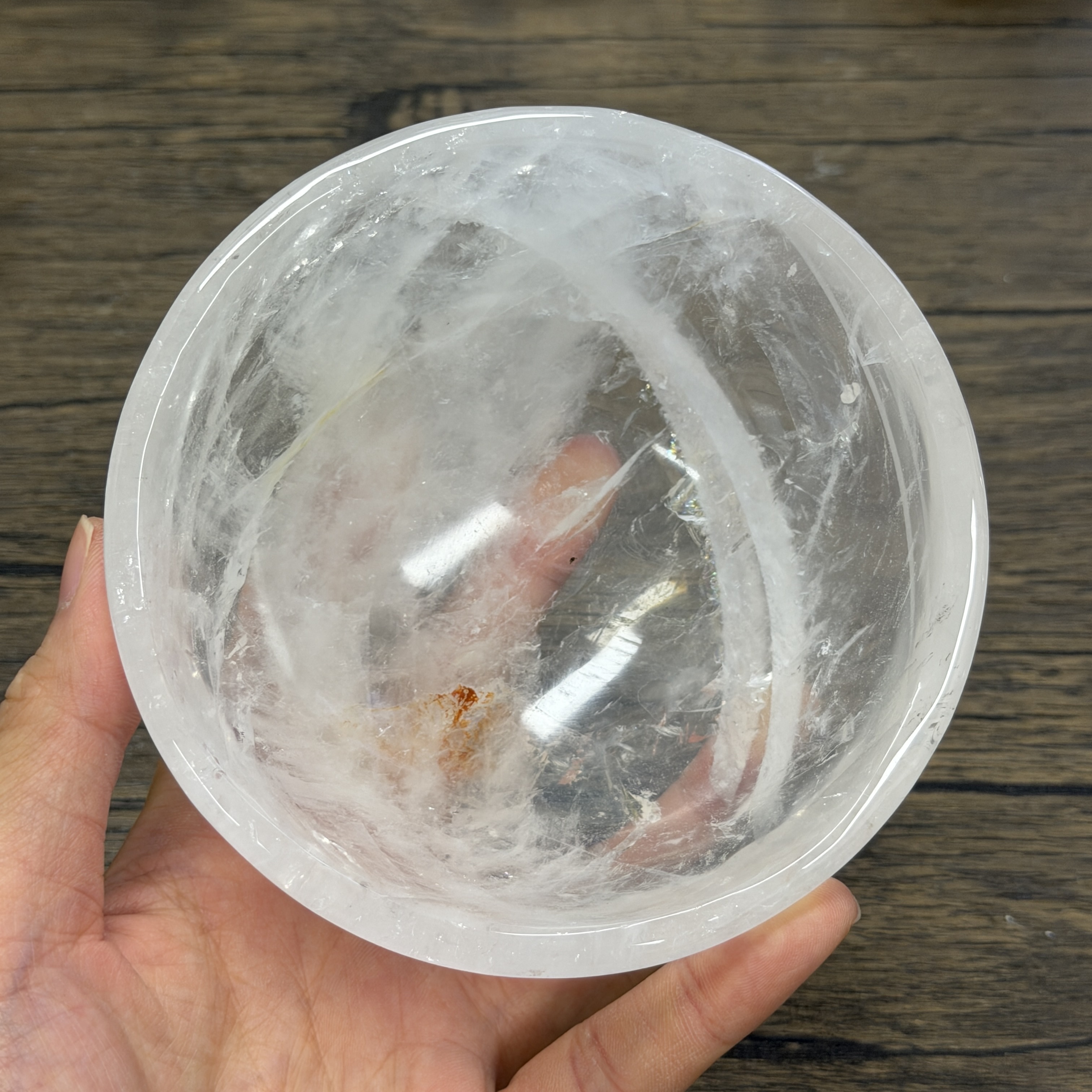 高級白水晶碗 11.5cm  WD2360