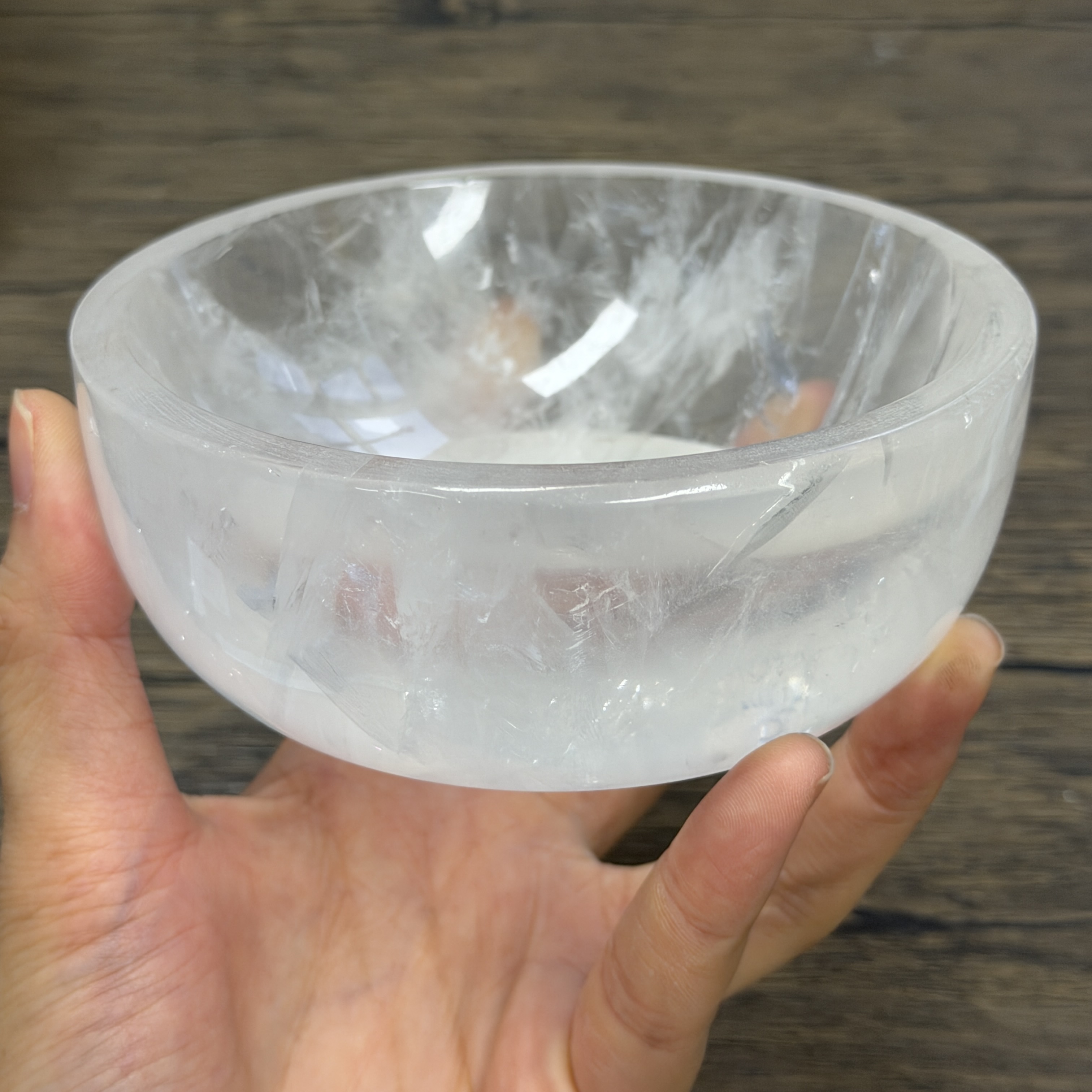 高級白水晶碗 11.5cm  WD2361