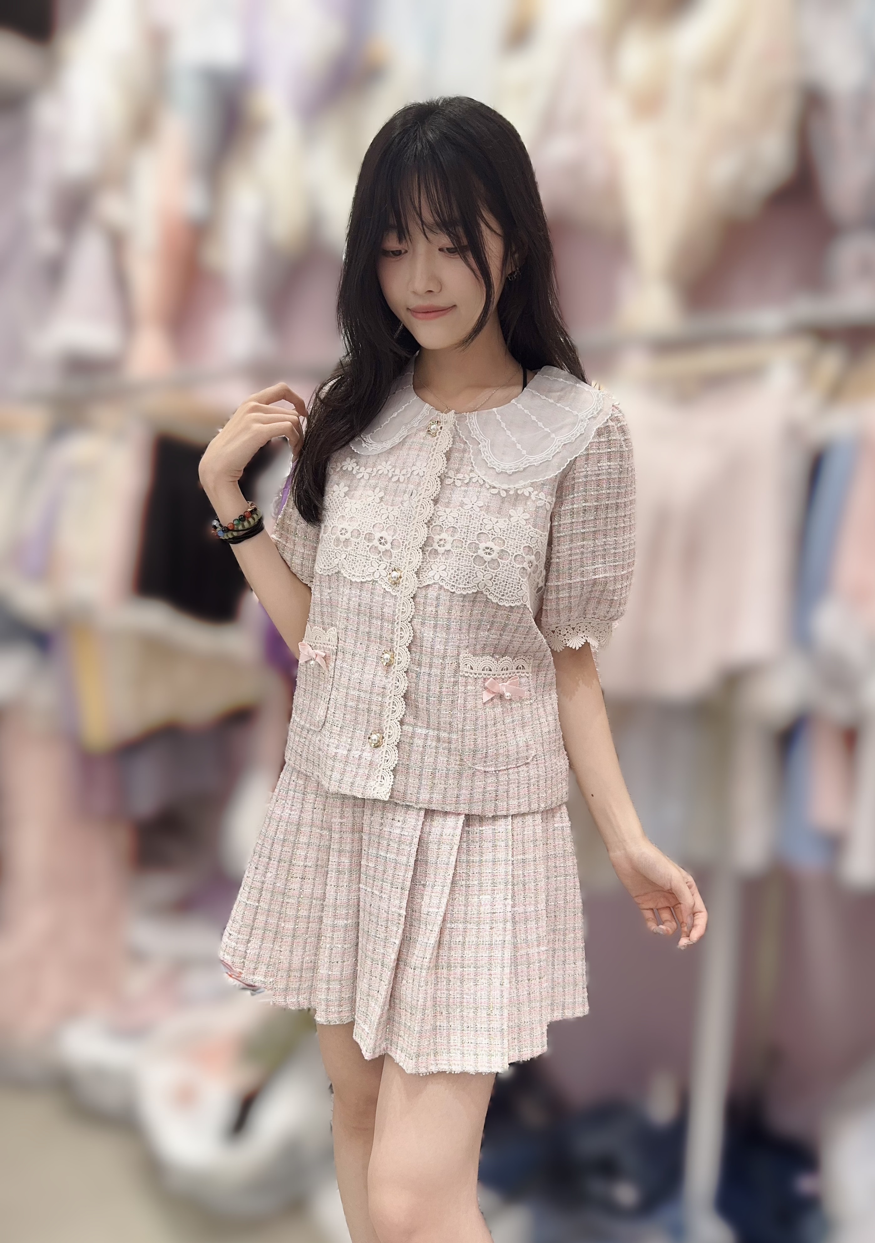 M40 後橡筋 側拉鏈 腰24-35  長16 hip46 $499 (一口價)