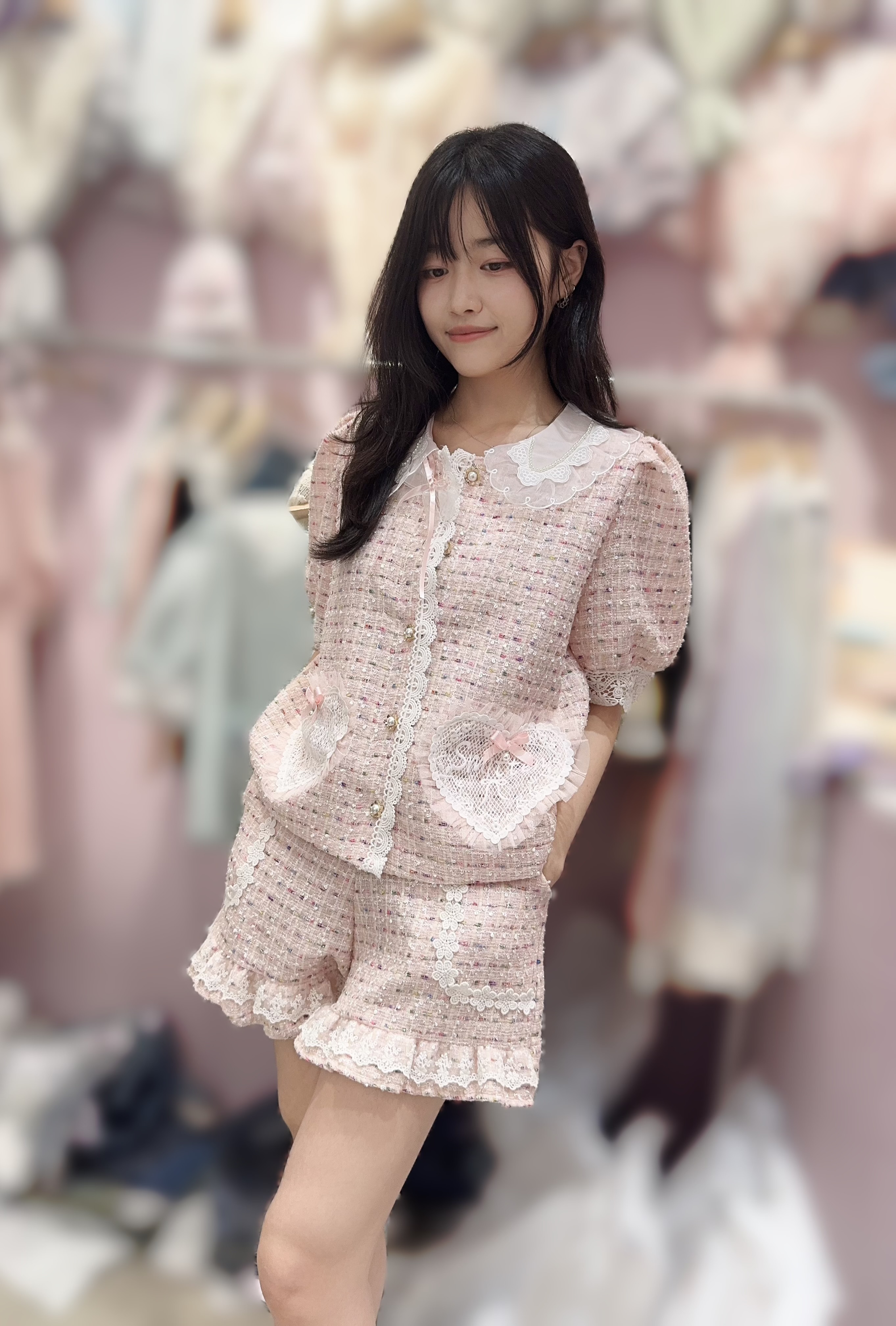 M43 後橡筋 有口袋 側拉鏈 腰26-35 長14.5hip44 $499 (一口價)