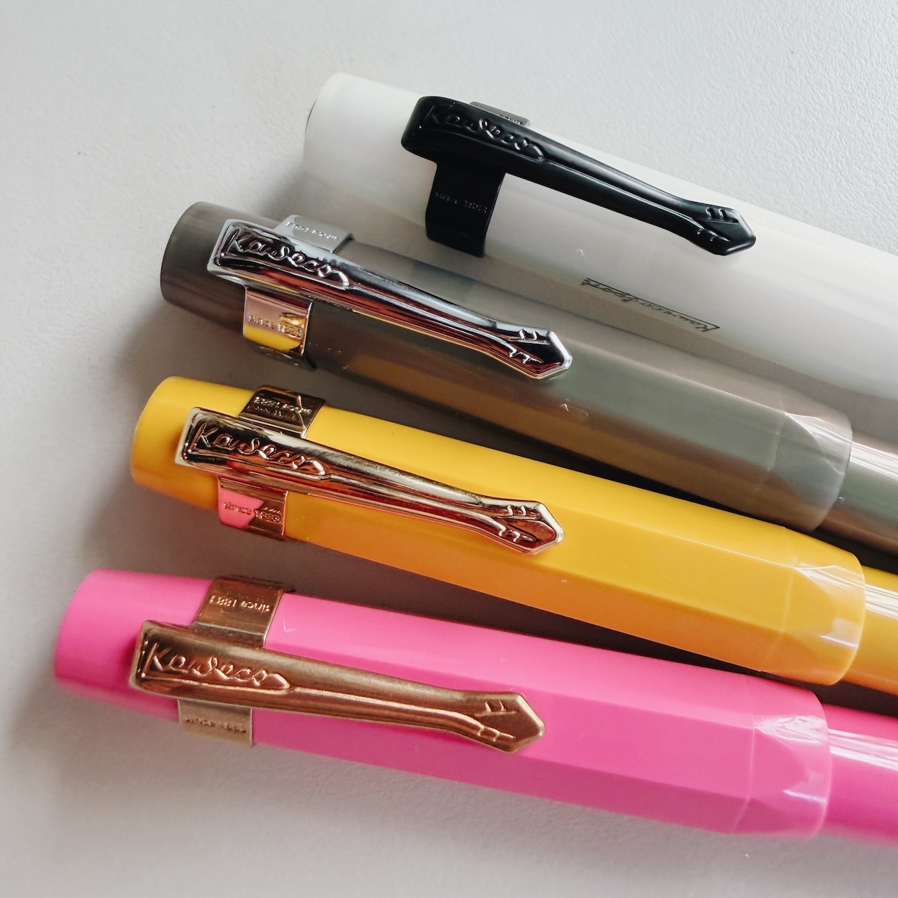 古典款 Kaweco專用 短鋼筆筆夾 金色 銀色 黑色 ｜德國 KAWECO